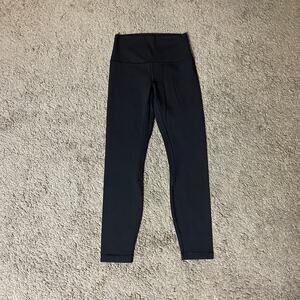 Lululemon Size 6 Align Pant High Rise 25" Inseam Black